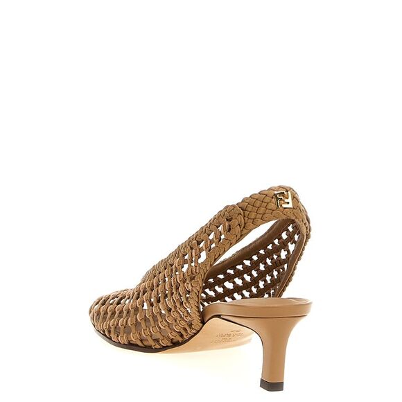 Fendi Women's Braided Slingback - Picture 3 of 4